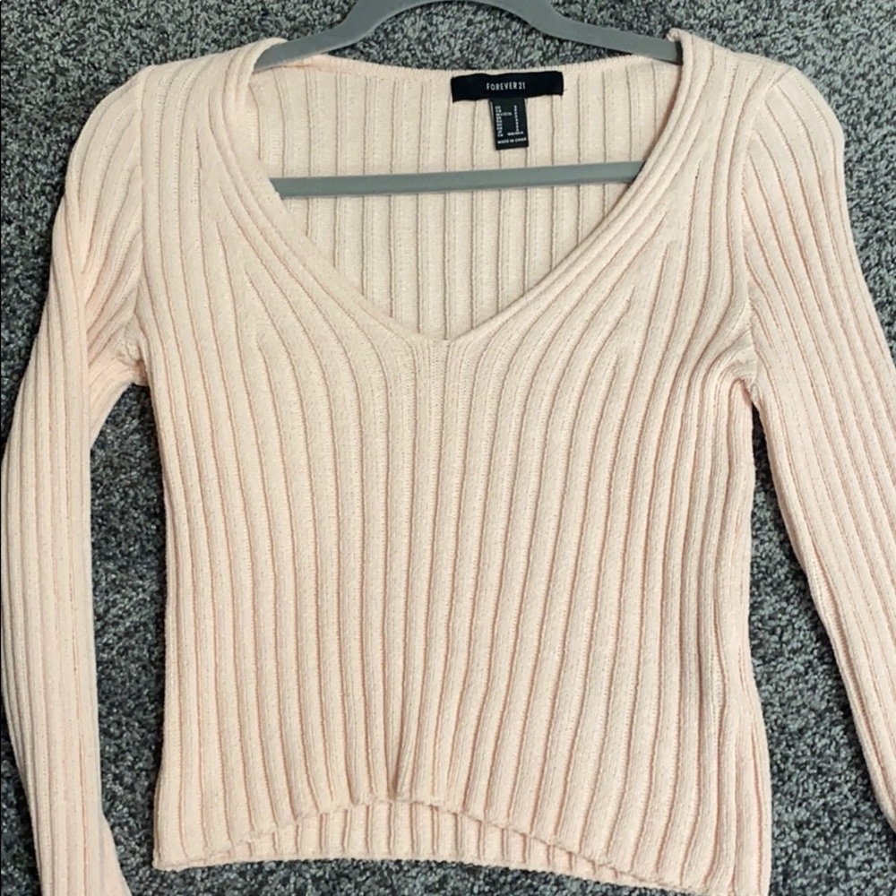 Light Pink Forever 21 Long Sleeve